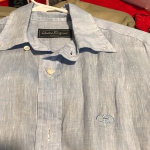 Salvatore Ferragamo cotton dress shirt